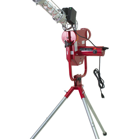 Image of Heater Pro Fastball & Curveball Baseball Pitching Machine with Automatic Ball Feeder