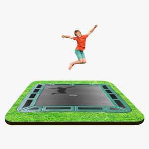 Rectangular 11ft x 8ft In-Ground Trampoline by Capital Play