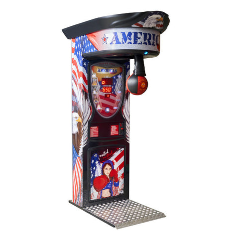 Kalkomat Boxer Fire American Punching Game Machine