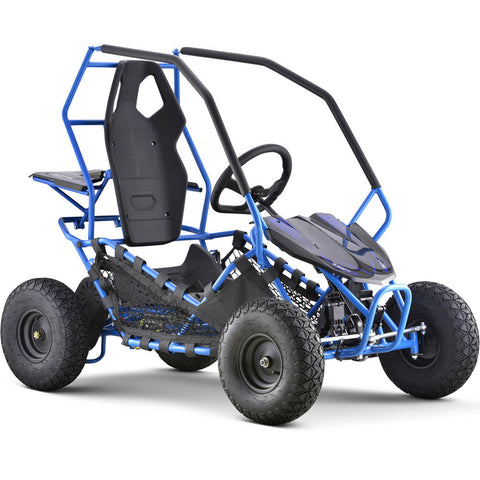 Image of MotoTec Maverick Kids Electric 36v 1000w Go Kart Blue