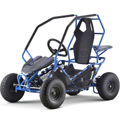 Image of (Preorder) MotoTec Maverick Kids Electric 36v 1000w Go Kart Blue
