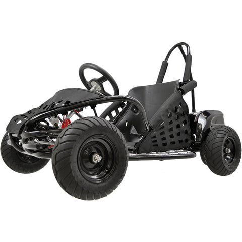 Image of (Preorder) MotoTec Off Road Kids Electric 48v 1000w Go Kart Black