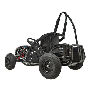MotoTec Off Road Kids Electric 48v 1000w Go Kart Black