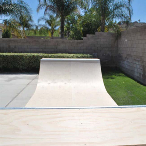 Image of 3.5ft x 8ft Wide Half-Pipe Skateboard Ramp by OC Ramps