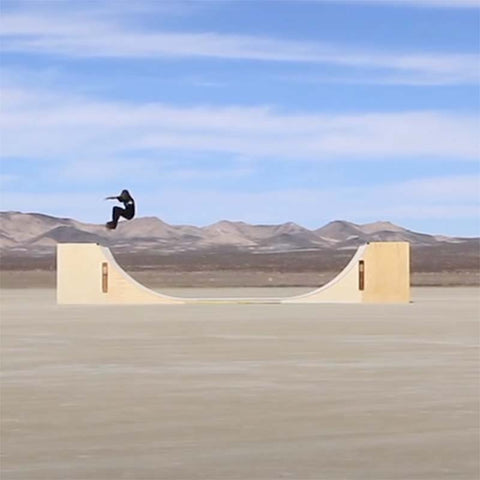 Image of 5ft Tall Half-Pipe Skateboard Ramp by OC Ramps