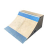 Brad McClain 3ft Blue Tile Quarter Pipe Skateboard Ramp by OC Ramps