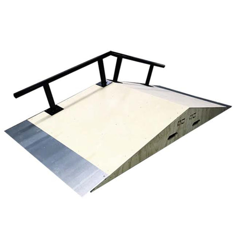 Image of 8ft Bump to Rail Skateboard Ramp by OC Ramps
