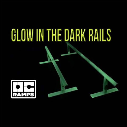 Image of Glow in the Dark Round Skateboard Rail by OC Ramps