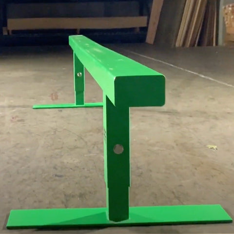 Image of 6ft Green Monster Flat Skateboard Rail by OC Ramps