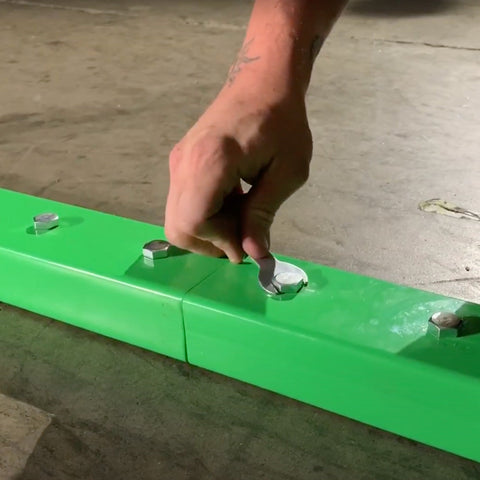 Image of 6ft Green Monster Flat Skateboard Rail by OC Ramps