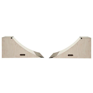 (TWO) 2ft x 3ft Quarter Pipe Skateboard Ramp by OC Ramps