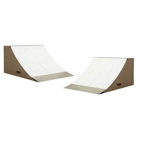 Image of (TWO) 2ft x 3ft Quarter Pipe Skateboard Ramp by OC Ramps