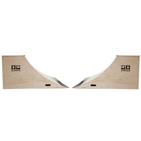 Image of (TWO) 3ft x 6ft Quarter Pipe Skateboard Ramps by OC Ramps