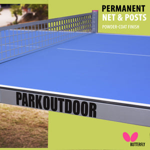 Butterfly Park Outdoor Ping Pong Table