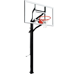 Extreme Series 60" Adjustable In Ground Basketball Hoop - Glass Backboard