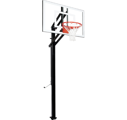 Image of Extreme Series 48" In Ground Basketball Hoop - Glass Backboard